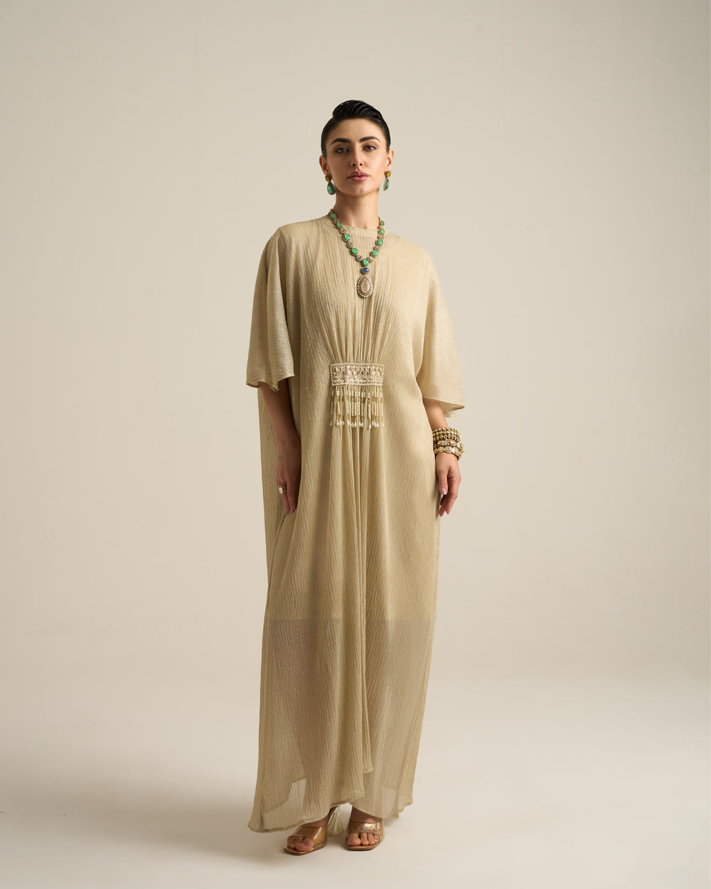 Shimmer Kaftan Set