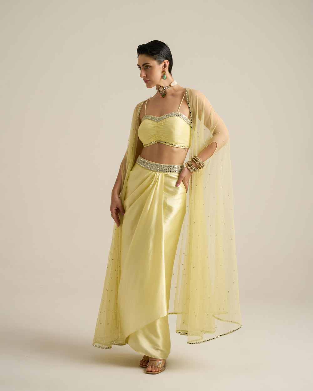 Mirror Embellished Co-ord Set