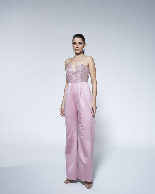 Pink And Silver Jumpsuit