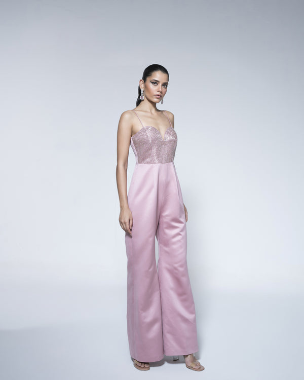 Pink And Silver Jumpsuit