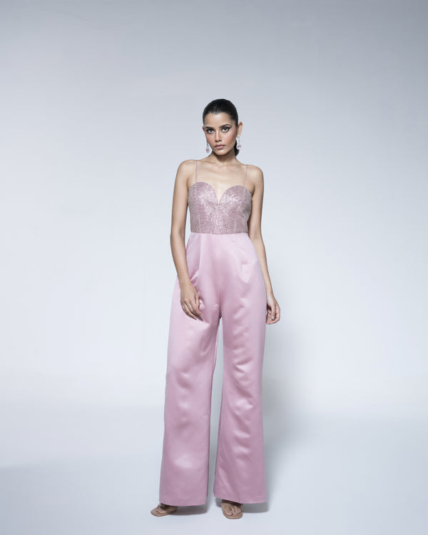 Pink And Silver Jumpsuit